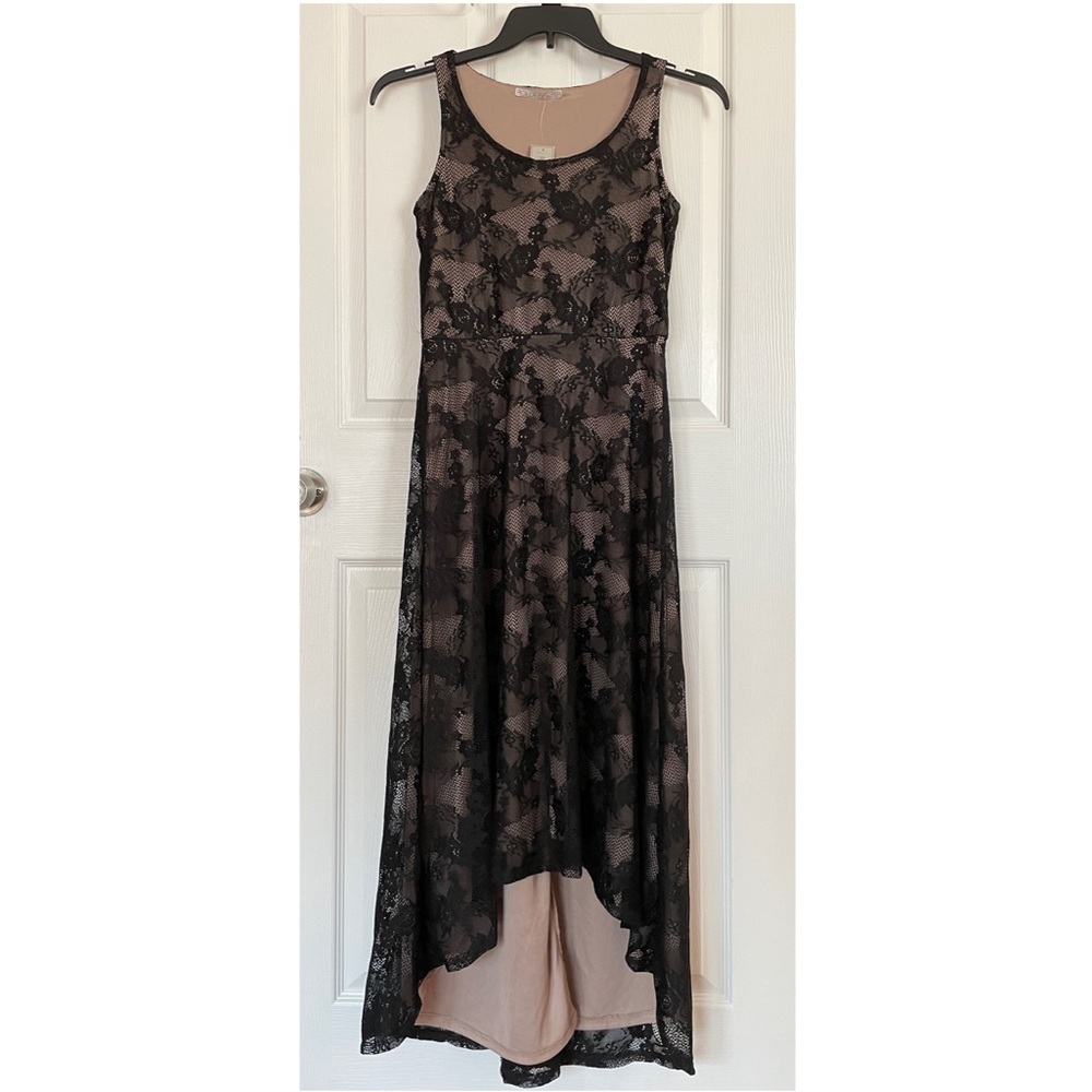 Rolla Coster High-Low Lace Maxi Dress